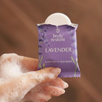 Lavendel Dusch-Duftkugeln - Geschenkbox 6er Pack