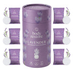 Lavendel Dusch-Duftkugeln - Geschenkbox 6er Pack