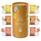Citrus Mix Dusch-Dampfbomben - Geschenkbox 6er Pack