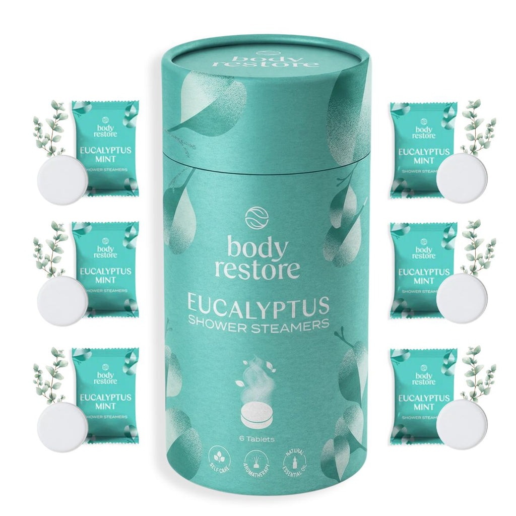 Eukalyptus-Dusch-Duftkissen - Geschenkbox 6er Pack