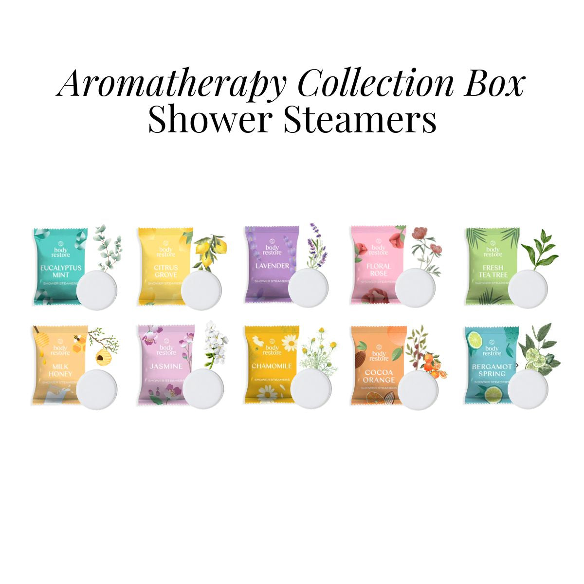Aromatherapie-Kollektion Box - 30 Dusch-Duftkugeln