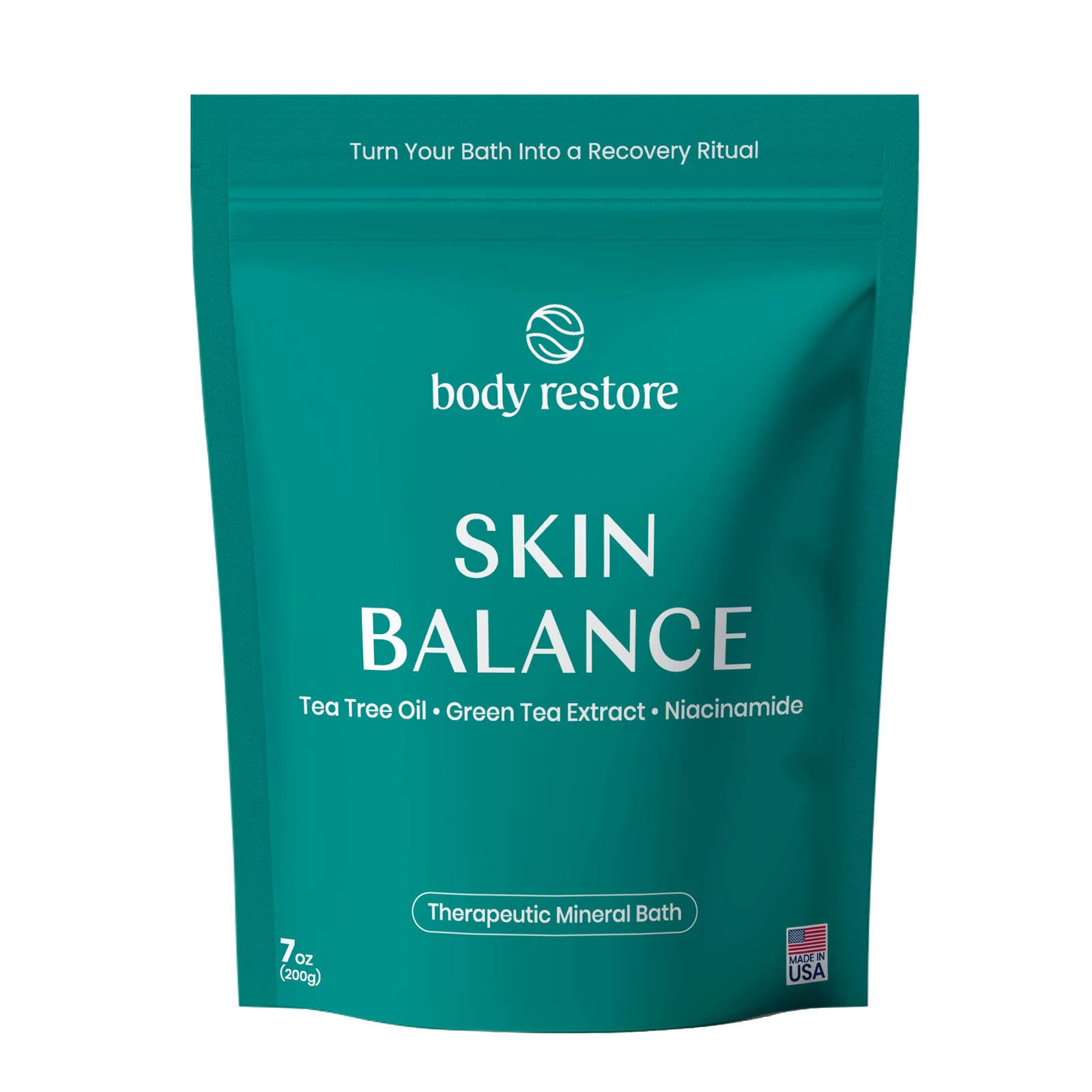 Mineral Bath Salt - Skin Balance Mineraalbad | Tea Tree, Groene Thee & Niacinamide