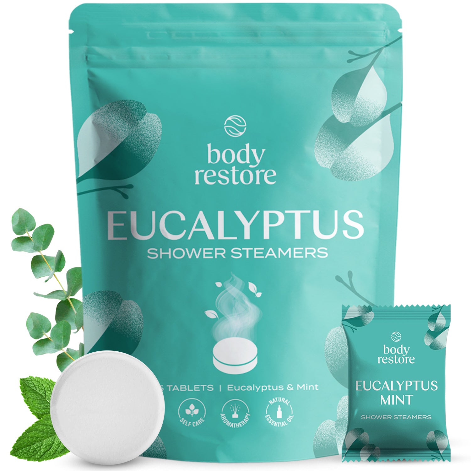 Eukalyptus-Dusch-Duftkissen – 15 Stück