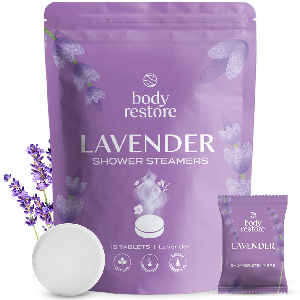 Lavendel Dusch-Duftkugeln - 15 Stück