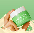 Lippenmaske mit Rindertalg und Bergamotte