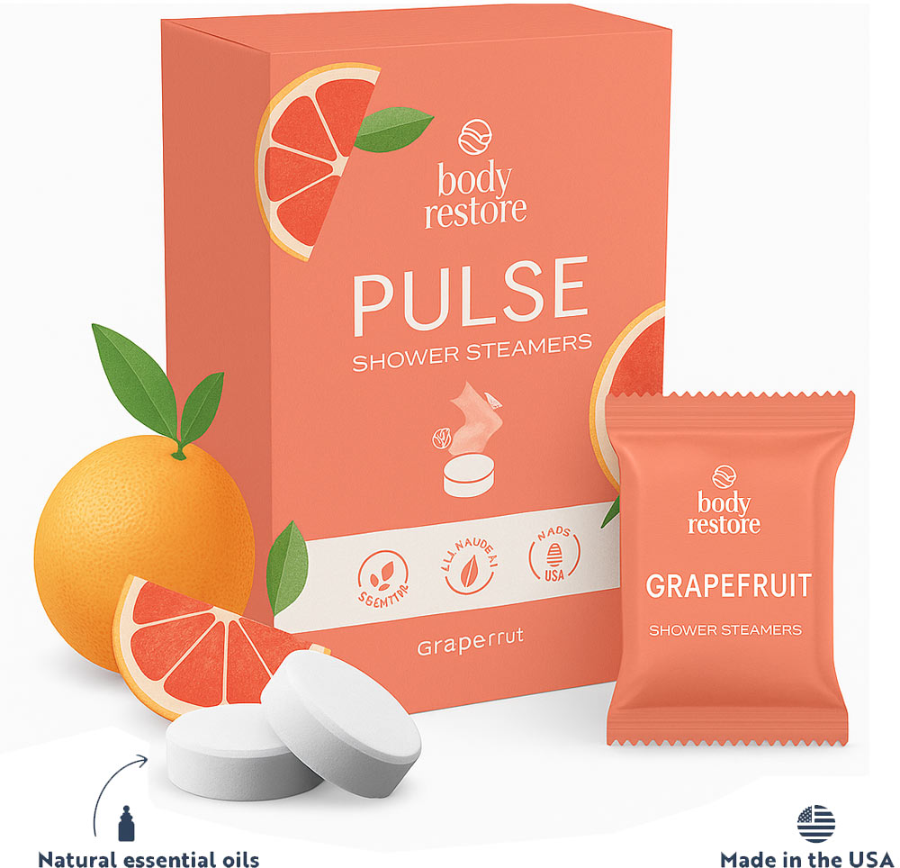 Grapefruit-Dusch-Duftkugeln (3er-Pack)