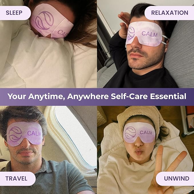 Lavendel-Dampf-Augenmasken – 5er Pack