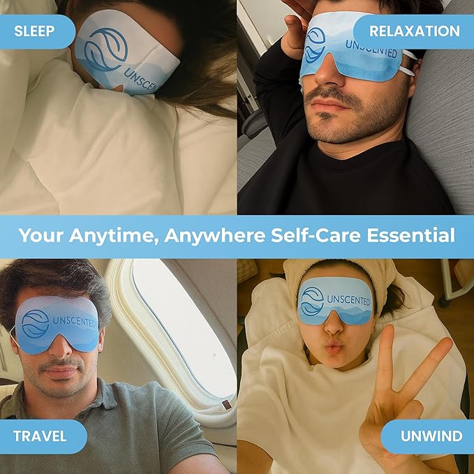 Geruchsneutrale Dampf-Augenmasken – 5er Pack