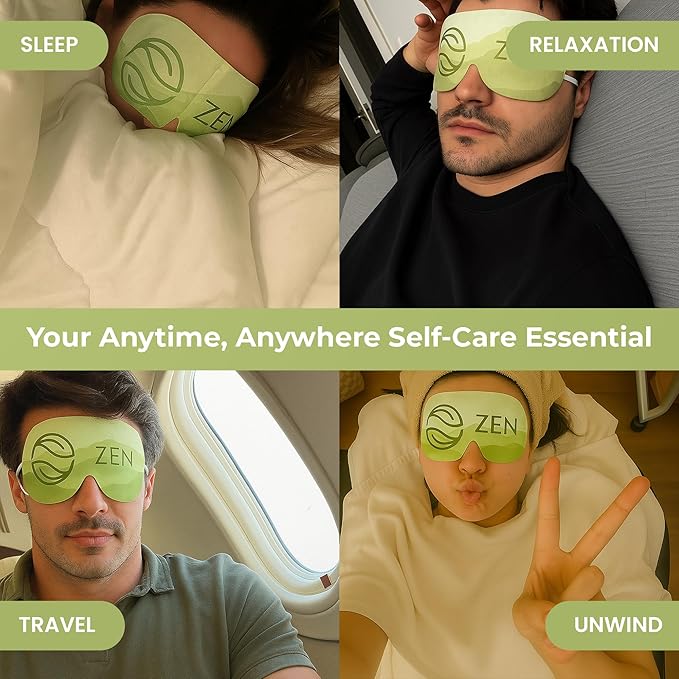 Grüner Tee Dampf Augenmasken – 5er Pack