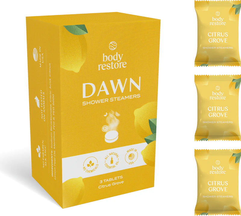 Zitrus-Dusch-Dampfbomben (3er Pack)