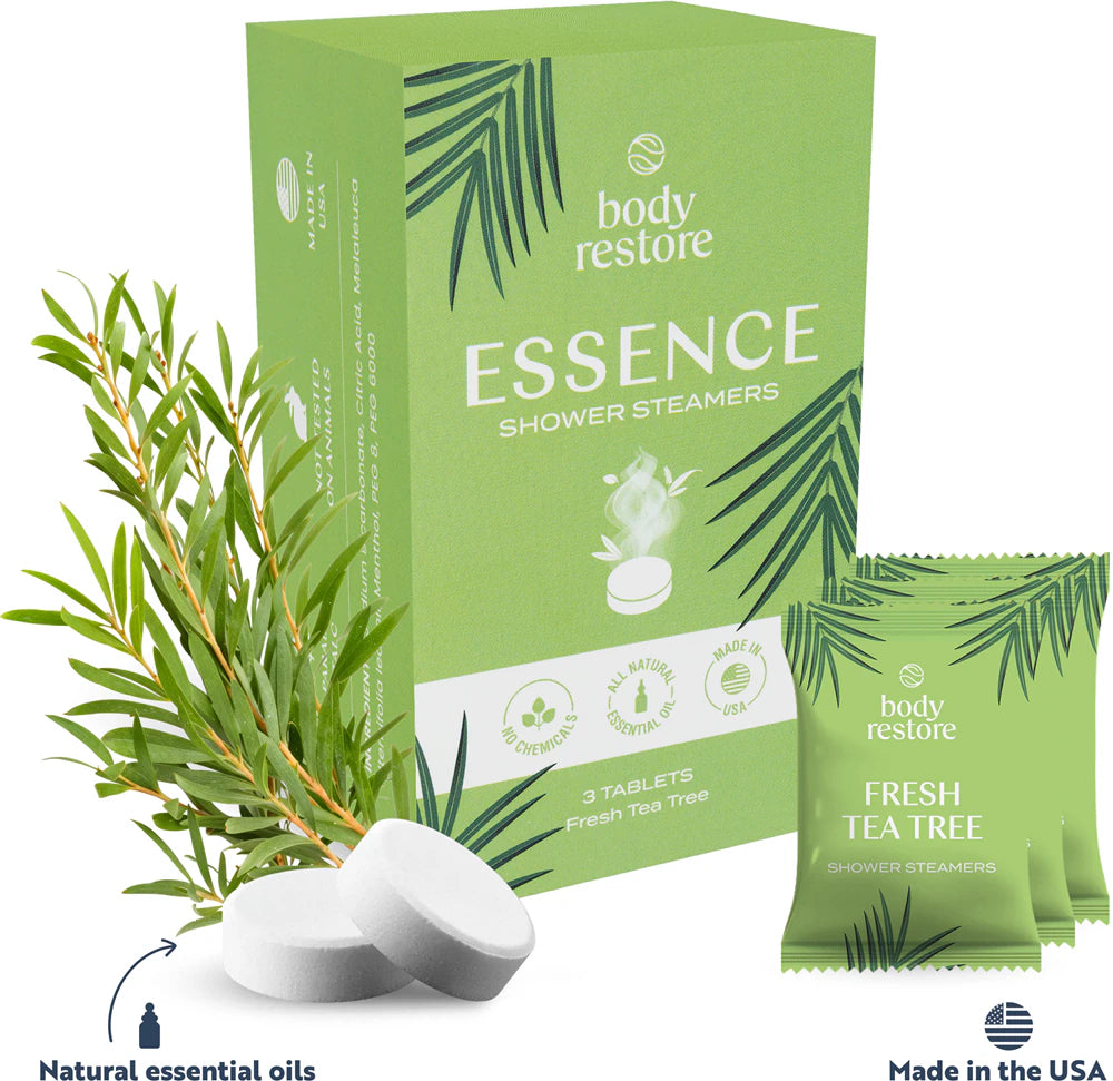 Frische Teebaum-Dusch-Duftkugeln (3er Pack)