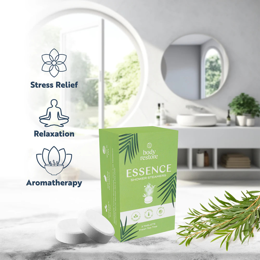 Frische Teebaum-Dusch-Duftkugeln (3er Pack)
