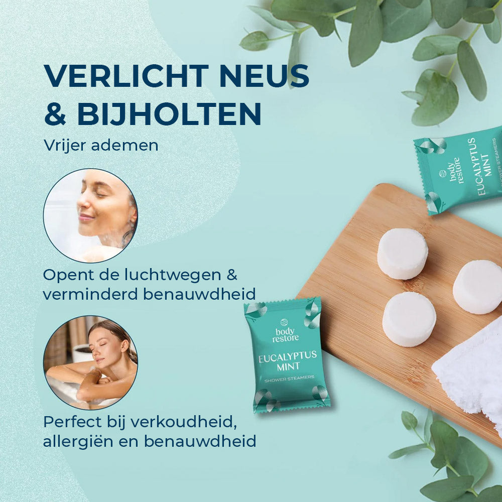 Eukalyptus-Dusch-Duftkissen - Geschenkbox 6er Pack