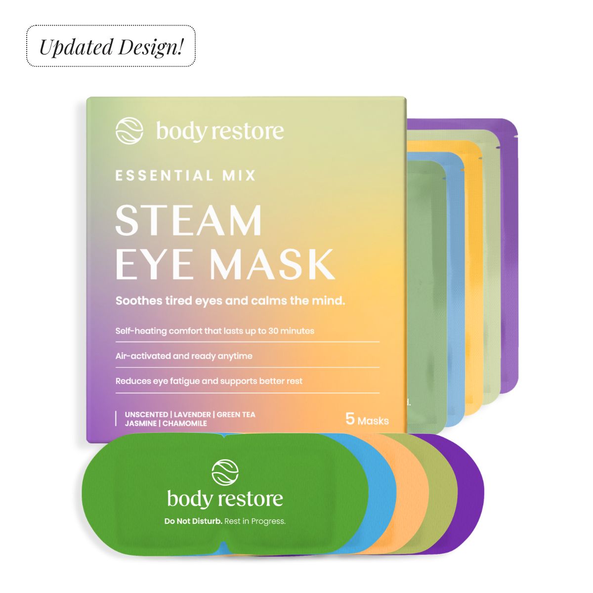 Variante Dampf-Augenmasken - 5er Pack